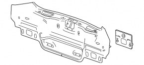 Chevrolet Impala 14-20 Rear Panel Black