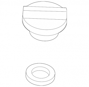 Oil filler cap Hyundai Kona 18-22 1.6, 2.0