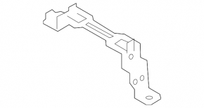 Upper battery mount for Volvo XC90 16-26