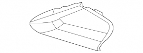 Right front bumper grille for BMW 2 F44 20-24 with air duct