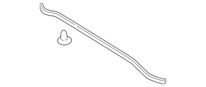 Hood seal Toyota Camry v70 18 JP on the hood