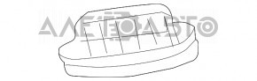 Water drain valve right on glass BMW X1 F48 16-22