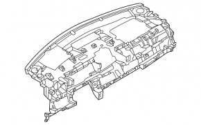 Nissan Ariya 23-25 Extended Range dashboard frame