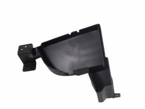 Lower grille radiator deflector front bumper right Dodge Challenger 15-19 rest, missing fragment