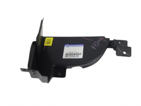 Lower grille radiator deflector front bumper right Dodge Challenger 15-19 rest, missing fragment