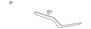 Left grille molding for Honda CRV 17-19