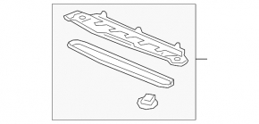 Wiper pan metal Honda Clarity 18-21 usa