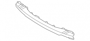 Rear bumper reinforcement for Hyundai Sonata 16-17 hybrid