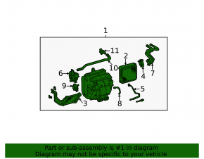 Heater assembly Toyota Camry v30 2.4