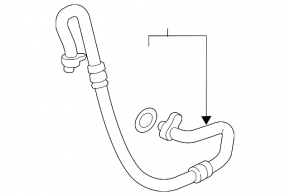 Air Conditioner Tube Condenser-Compressor Buick Encore 13-19