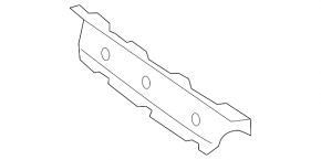 Upper left radiator grille deflector Mercedes CLA 250 14-19