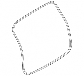 Rubber seal for the tailgate of a Ford C-max MK2 13-18