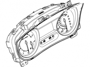 Ford Explorer 11-13 Select Shift Instrument Cluster
