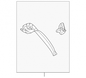 Trunk door trim left Mazda CX-5 13-16 black