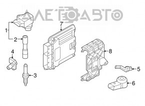Ignition coil VW Jetta 11-18 USA 1.4T