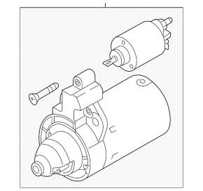 Starter Audi Q7 4L 10-15 Valeo