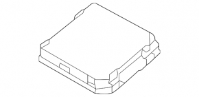 Nissan Rogue 14-20 square underhood fuse box cover