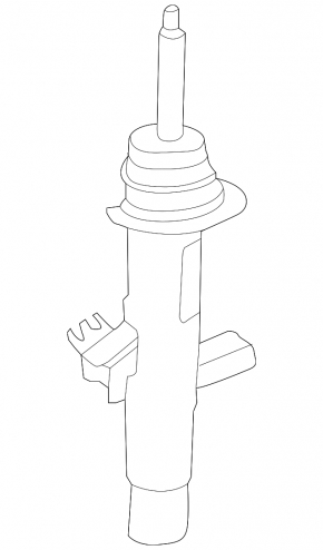 Electric front right shock absorber for BMW 3 GT F34 14-19