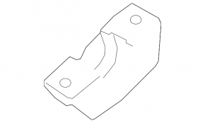 Rear stabilizer mounting bracket left BMW 5 G30 17-23 type 3 for active stabilizer