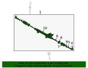 Toyota 4Runner 10-24 Power Steering Rack