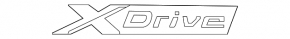 Emblem inscription Xdrive trunk lid BMW 7 G11 G12 16-22