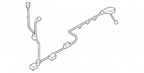 ABS sensor wire, rear right, VW Tiguan 18-24