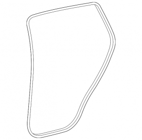 Door seal rear left Toyota Rav4 13-18