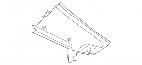 Windscreen wiper grille drain BMW 4 F32/33/36 14-20