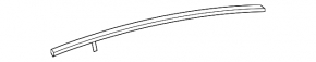 Door molding upper rear left Honda Insight 19-22 chrome