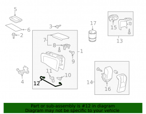 Toyota Prius 2009 Center Console Wiring