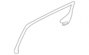 Door frame inner rear left Nissan Leaf 18-