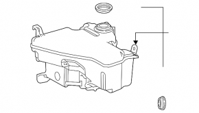 Lexus IS 14-17 Windscreen Washer Reservoir Assembly