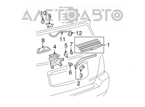 Toyota Highlander 2013 Rear Window Washer Nozzle