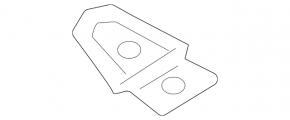 Front left fender bracket Audi A4 B9 17-25 small