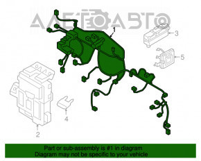 Wiring under the dashboard Hyundai Tucson 16-16