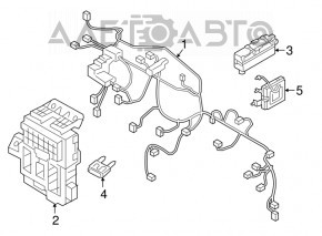 Wiring under the dashboard Hyundai Tucson 16-16