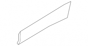 Door trim lower rear right Porsche Cayenne 958 11-17 bump, scratch
