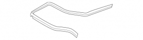 Rear right hood seal for Mercedes C-class W205 300/400/63 15-18 on the windshield wiper grille