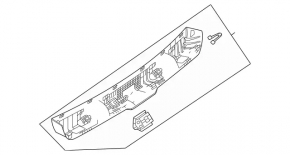 Black lower trim for the Mercedes X247 GLB 20-26
