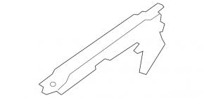 Left underhood trim Ford Explorer 20-