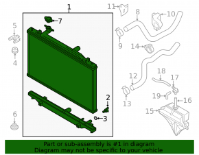 Mazda CX-5 24-25 water cooling radiator