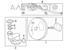 Honda Accord 13-17 Vacuum Booster