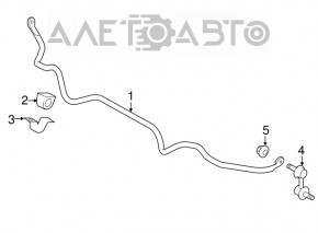 Front stabilizer Subaru Forester 19-24 SK