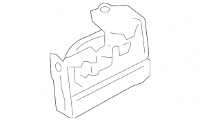 Left hood lock for Mercedes GLC 16-22