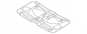 Kia Sportage 17-22 rear muffler heat shield
