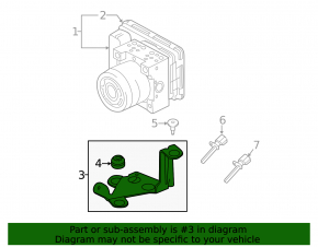 ABS Bracket ABS Volvo XC40 19-22