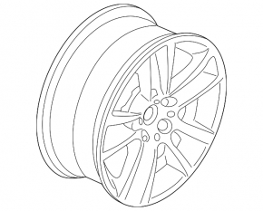Wheel disk R17 237 style BMW 5 F10 09-16 8x17