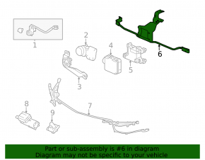 Acura TLX 20-25 Base SH-AWD A-Spec Distronic Bracket
