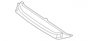 Front bumper lip for VW CC 09-12 R-line