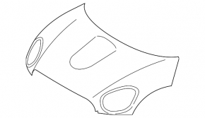 Bonnet bare Mini Cooper Countryman, Paceman R60 10-16